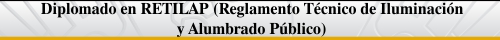 “Reglamento Técnico de Iluminación y Alumbrado Público” 