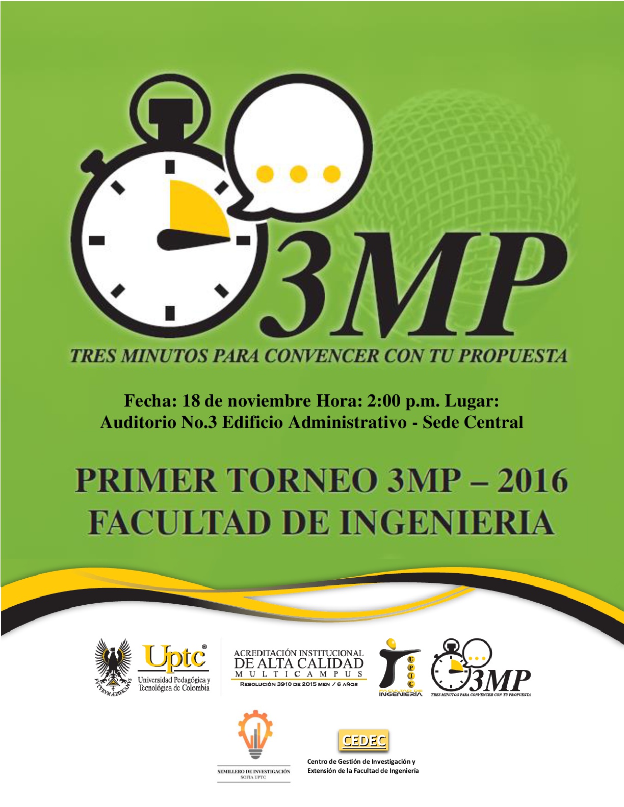 Torneo 3MP Segundo semestre de 2016