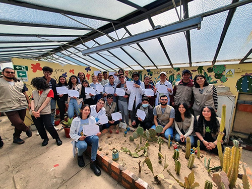 Curso, Etnobotánica y estudios bioculturales para curiosos. Invernadero Rafael Guarin Montoya - UPTC