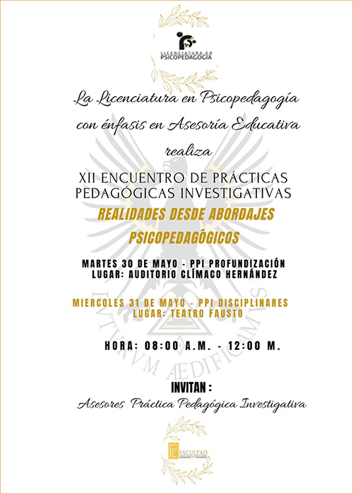 XII Encuentro de Prácticas Pedagógicas Investigativas