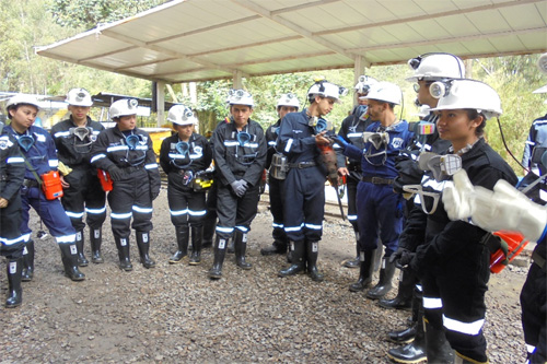Practica de salvamento minero 2021