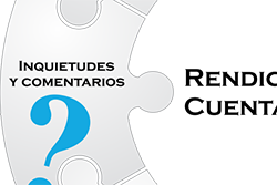 Inquietudes y comentarios