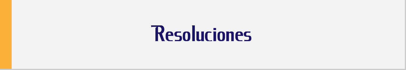 Listado Resoluciones